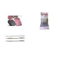 Pentel K118WXZ-3G długopis żelowy K118, biały/złoty/srebrny, wyświetlacz