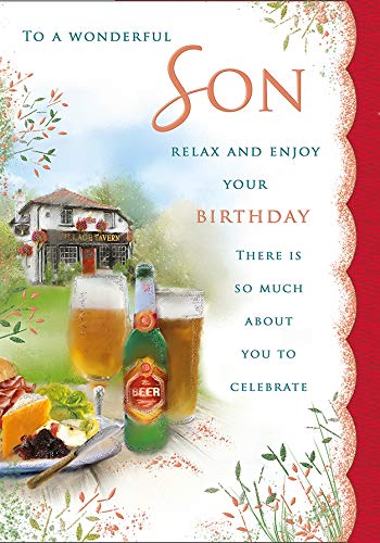 Regal Publishing Kartka urodzinowa syn - 25 x 18 cm - Regal Publishing