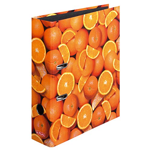 Herlitz segregator maX.file A4/8cm World of Fruit POMARAŃCZE HE 10626190