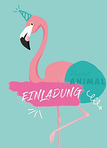 Perleberg Zaproszenie - Flamingo - 10,5 x 14,5 cm 7440013-2