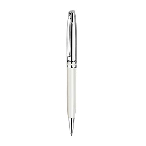 Pelikan Jazz Medium 1 (S) – długopis (średni, metaliczny, biały)