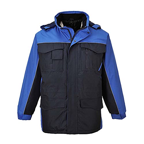 Portwest s562 RS dwukolorowej parka, 1 sztuki, niebieski S562NRRS