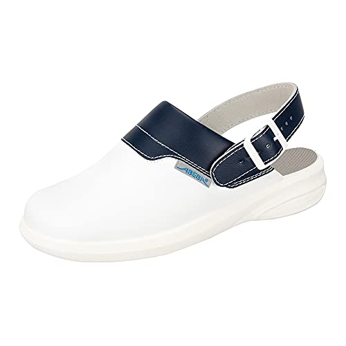 Abeba abebie 7622 Easy Clog Biały/niebieski  niezależnie od tego, czy SRC buty zawodowe, 40 EU, biały/niebieski 7622-40