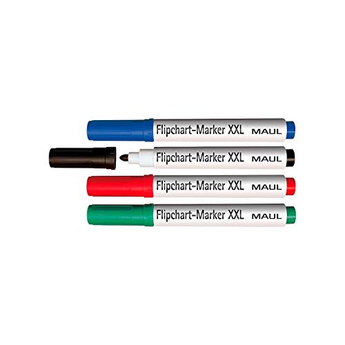 Maul MAUL Flipchart-marker, końcówka okrągła 2.5  3.0 MM, 4 sztuki 4002390026857