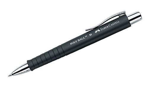 Faber-Castell 241199 - długopis Poly Ball M, 0,5 mm, czarny
