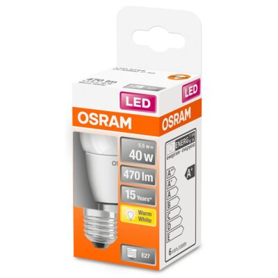 Osram żarówka kropla LED E27 5,5W 827 Star matowa