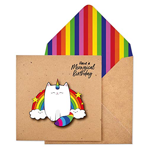 Tache Tache Ręcznie wykonana meowgic Caticorn Karta 34 034