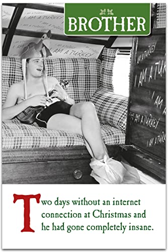 Is It Art Humourous Brother kartka świąteczna Internet XXW1988