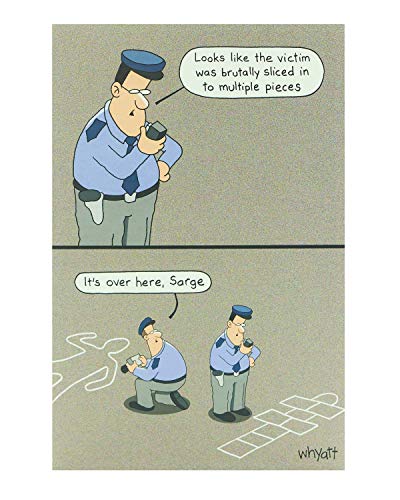 UK Greetings UK Greetings zabawna kartka urodzinowa dla niego - zabawna kartka urodzinowa dla mężczyzn - kartka urodzinowa dla niego - policjant kreskówka 345523-0-1 345523-0-1