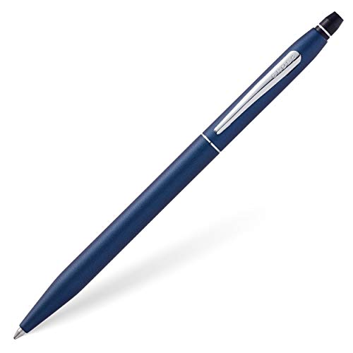 CROSS Długopis kulkowy Click Midnight Blue z pudełkiem prezentowym premium – średni długopis do wielokrotnego napełniania