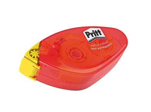 Pritt wałek do kleju Refill nietrwały, do wielokrotnego napełniania wałek do klejów usuwalnych, dwustronna taśma klejąca do papieru i kartonu, długość ok. 16 m, szerokość ok. 8,4 mm