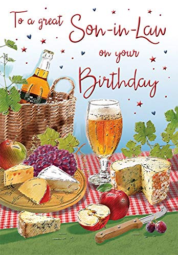 Regal Publishing Kartka urodzinowa Son in Law - 23 x 15 cm - Regal Publishing C80458