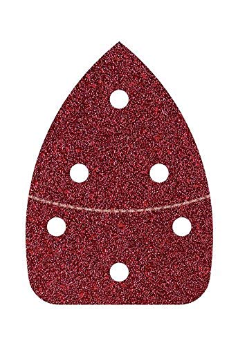 Wolfcraft Nakładka ścierna samoprzyczepna korund 98 x 139 mm gr.80 (6szt.) 3137000