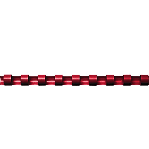 Fellowes Grzbiet, 5330602 - Grzbiety plastikowe 8 mm,czerwony,25 szt