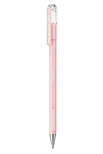 Hybrid Milky K108-PP żelowy długopis atramentowy, pastelowo-różowy, błyszczący na jasnych i kolorowych papierach, grubość linii 0,4 mm