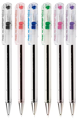 Pentel Superb długopis (czarny, niebieski, zielony, różowy, czerwony, fioletowy, wielokolorowy)