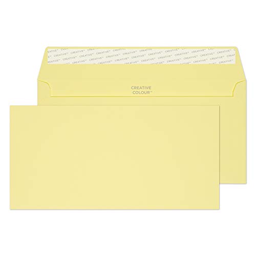 Blake Colour 114 X 229 Mm 120 gsm Portfel Odrywane I Zamykane 25216 Żółty Cytrynowy Pakiet 500