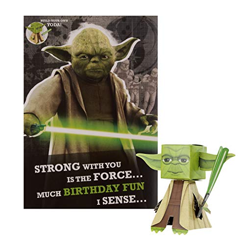 Ogólna kartka urodzinowa od Hallmark - Star Wars 'Build Your Own' Yoda Design