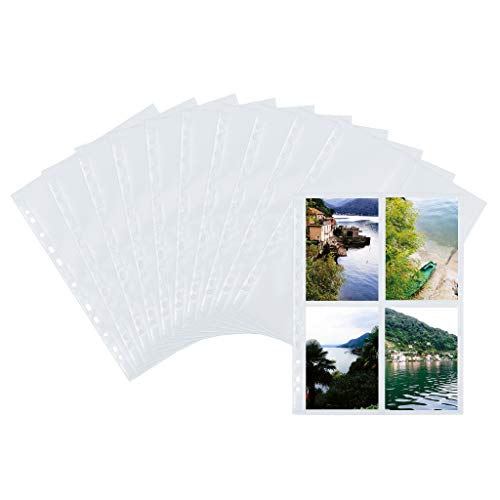 Herma Fotosichthüllen 100 x 150 mm hoch wei 10 Hüllen - 7585