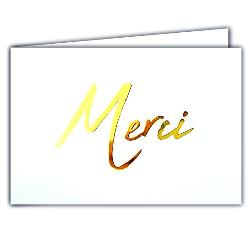 Afie Mapa panoramiczna MERCI złota na białym tle 68-1210 MERCI