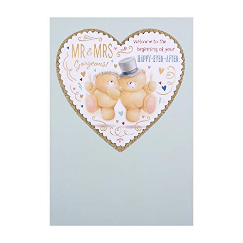 Hallmark Forever Friends kartka z życzeniami ślubnymi od Hallmark - duży rozmiar litery