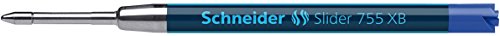 Schneider wkłady do długopisów Slider 755 XB stal nierdzewna niebieski/srebrny twm_970928