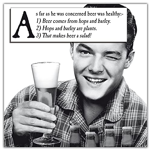 Emotional Rescue Kartka urodzinowa dla niego, sałatka, urodziny, kartka z życzeniami, 163 x 163 mm OM380