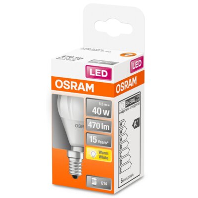 Osram żarówka kropla LED E14 5,5W 827 Star, matowa