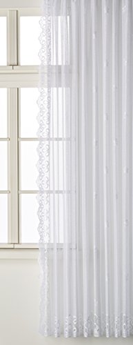 Anna Cortina boczna tkanina, biała, 250 x 225