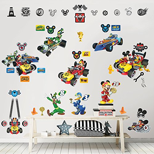 Walltastic Kits do dekoracji pomieszczenia Disney Mickey Mouse, winyl, Multi, 37.5 x 8 x 18 cm 45613