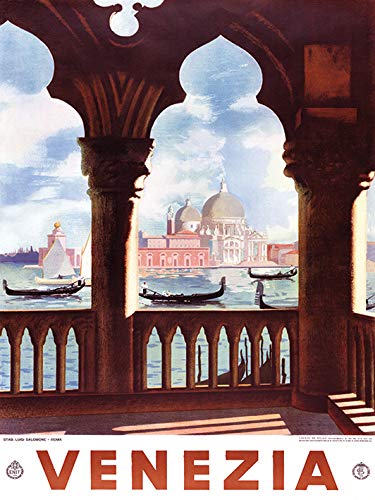 Pyramid Posters Venezia View - obraz na płótnie 30x40 WDC92927