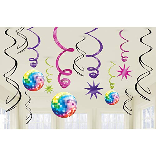 Amscan 12 Spirala 61 cm Lata 70-te 670145