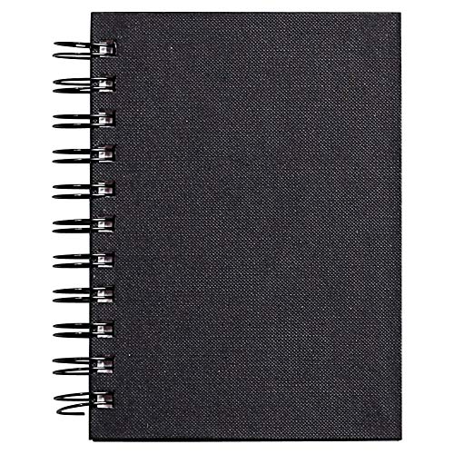 Clairefontaine Złota Line szkicownik obwoluta, format pionowy, A6, 140 G, ze stali, czarna, papier wiązań o kolor kości słoniowej 134258C