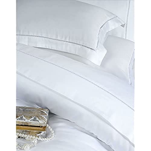 Cotton dorchester 1000 Thread Count 100% White Duvet Cover Hotel Quality, Double King Super King, biały, podwójne łóżko 12397112