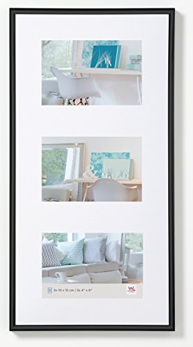 Walther New Lifestyle 3x10x15 plastic frame black Gallery KV315B
