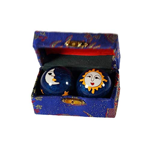 Qi Gong kulki zdrowotne, tradycyjne, Lune Soleil, 10 x 6 x 5 cm