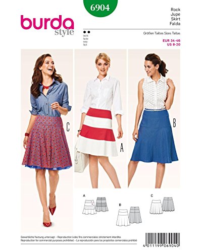 Burda burda wykrój spódnica z H$472ftpasse 6904 B6904