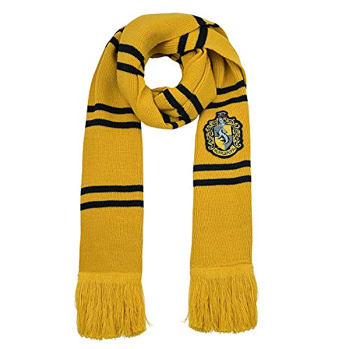 Cinereplicas Harry Potter - Szalik Deluxe Hufflepuff - Oficjalna licencja