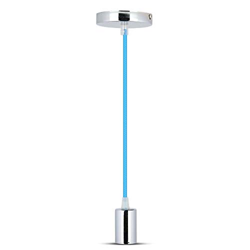 V-TAC V-TAC lampa wisząca VT-7338 E27 Max 60W niebieska SKU 3783