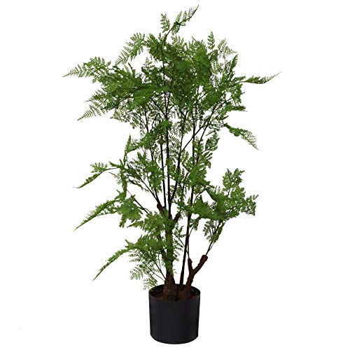 Leaf 90 cm sztuczna naturalna baza liściasta, paproć mchy średnia