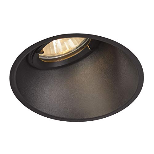 SLV Spotline oprawa sufitowa Horn-A okrągła GU10 czarna 113150 113150