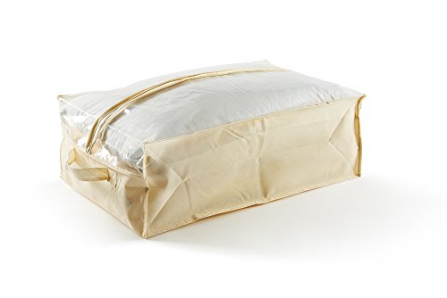 Perfetto Pi Idealnie więcej easybag torba worek TNT kołdrę i poduszkę, materiału, ecru, 70.0 x 45.0 x 25.0 cm 16521