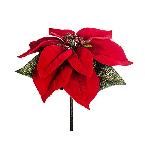 EUROCINSA Ref.71170C20 Navidad most podłogowy, czerwony, pudełko z 12 sztukami, tworzywo sztuczne, 28 cm