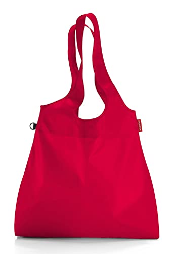 Mini maxi shopper L 44 x 68 x 9 cm 22 litry czerwony
