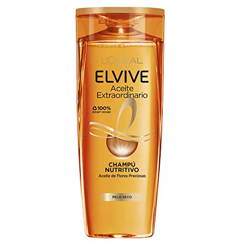 L'Oreal Paris Elvive Extraordinary olejek pielęgnacyjny szampon do włosów suchych, 370 ml, żurawinowy, kwiatowy