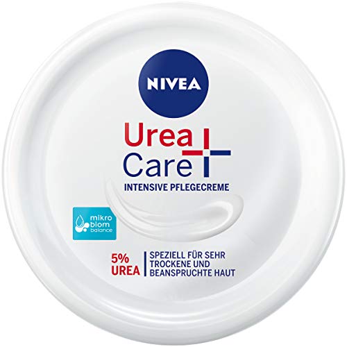 NIVEA Urea + Care intensywny krem pielęgnacyjny (300 ml), krem nawilżający pielęgnuje i uspokaja suchą i zmęczoną skórę, krem z mocznikiem zapewnia cenne nawilżenie