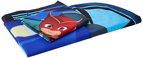 PJ Masks CATBOY'S 'CAT-CAR' zestaw pościeli w kształcie pojedynczej kołdry, poliester bawełna, wiele
