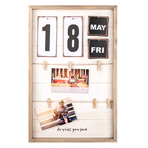 Walther Ramka calender frame 32x52,3 Wood w number cards YT012P YT012P