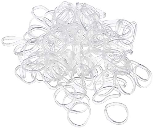 Solida Y.E.S. Mini-gumka do włosów przezroczysta (1 opakowanie, 100 sztuk)