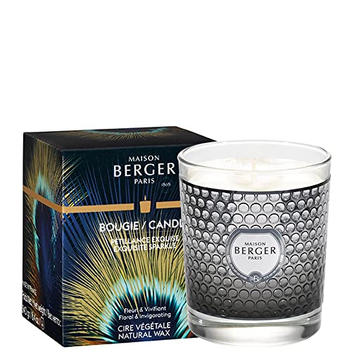 Lampe Berger Pétillance Exquise świeca zapachowa, szkło, srebro, 240 g